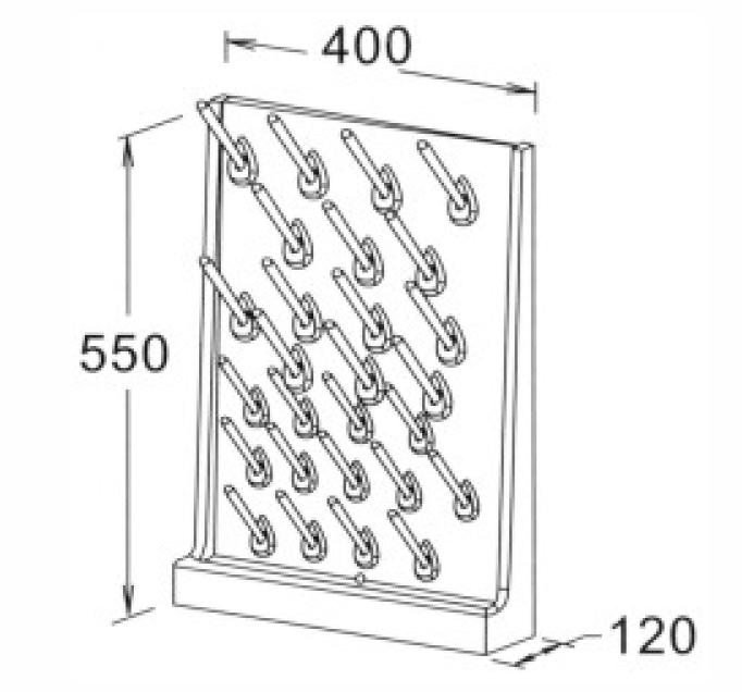 YL 2403 小單面滴水架